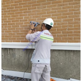 Thí nghiệm độ bám dính của vữa/ Mortar adhesive strength test